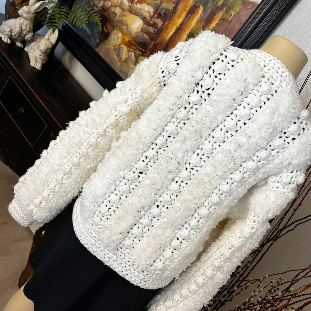 Answers By Riddles Inc. 1970's Shaggy Chunky Knit… - image 6